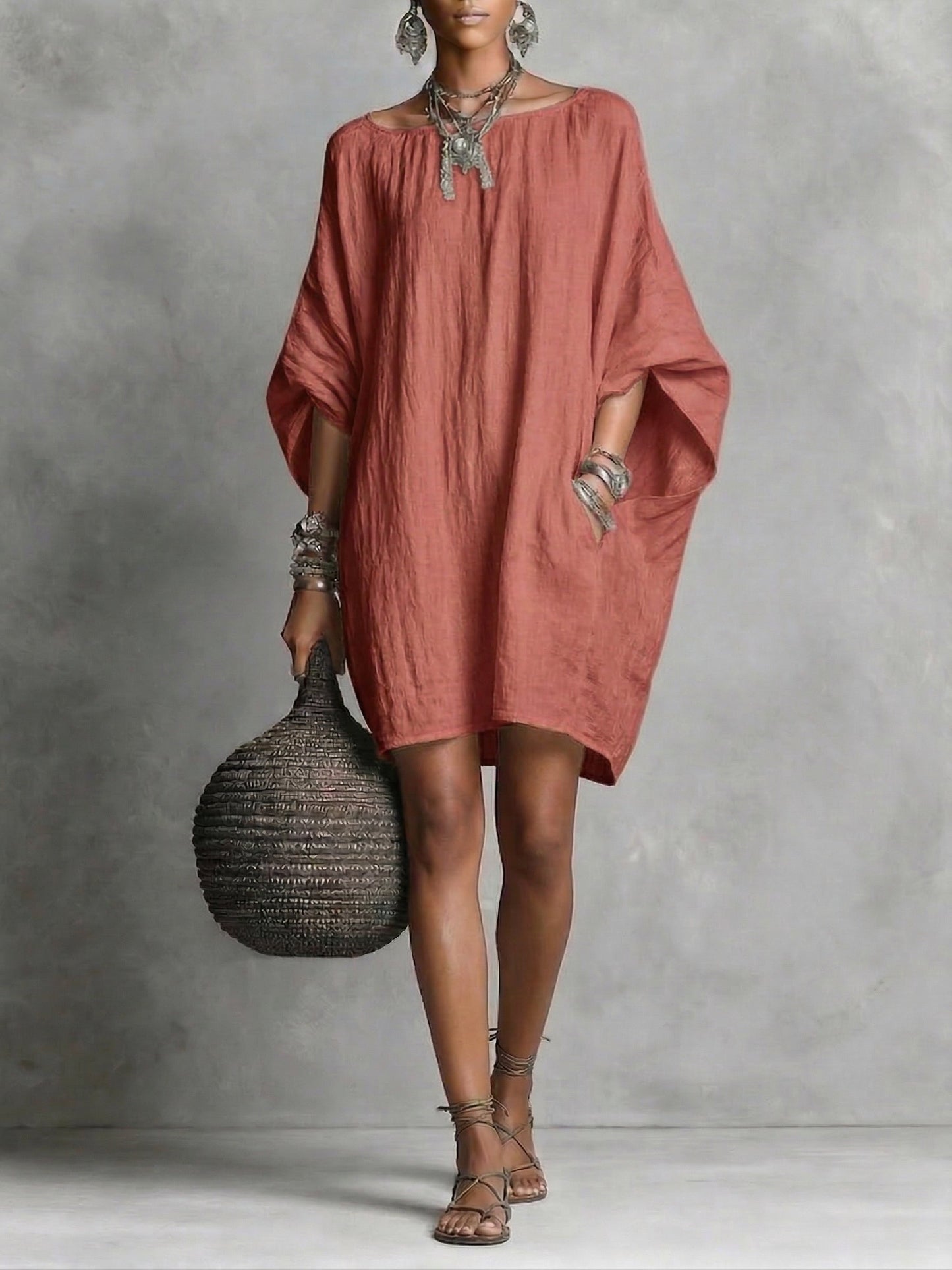 New Arrivalsđ„Women's Elegant Casual cotton and linen dress