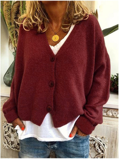 🔥ONLY 36 LEFT IN STOCK-WOMEN COTTON ROUND NECK WOOLEN LONG SLEEVE COAT