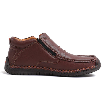 ⏰Limited Time Sale 70% OFF-Men’s Handmade Premium Leather Slip-On Driving Boots