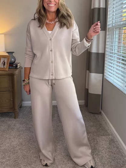 ⏰ LAST DAY SAVE 50% 💥Women's stylish cardigan and trouser sweater set