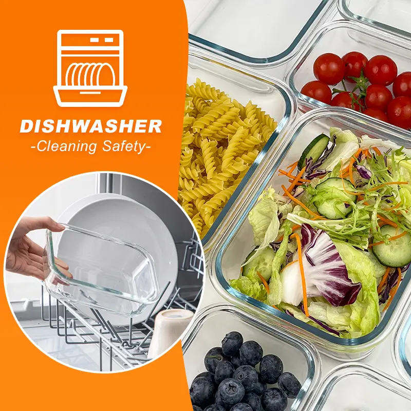 20-Container Airtight Glass Food Storage System – 40-Piece Smart Meal Prep Set