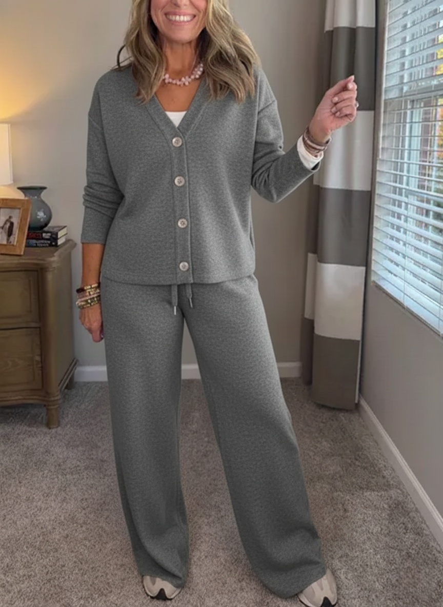 ⏰ LAST DAY SAVE 50% 💥Women's stylish cardigan and trouser sweater set
