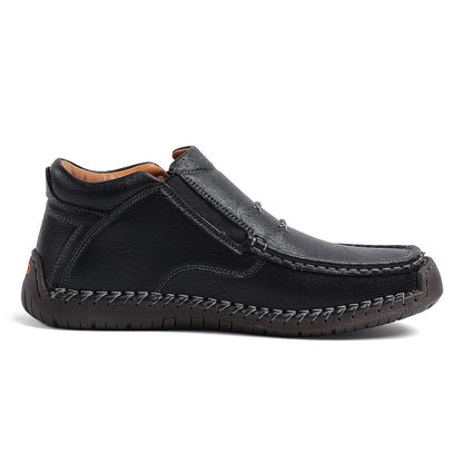 ⏰Limited Time Sale 70% OFF-Men’s Handmade Premium Leather Slip-On Driving Boots