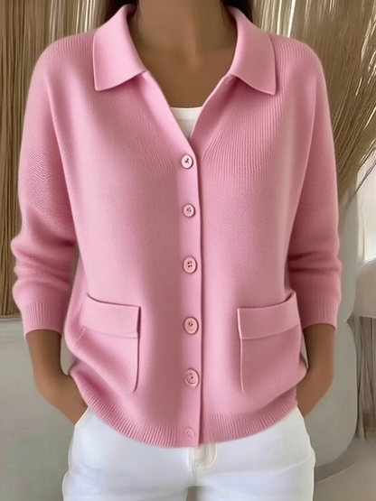 CLEARANCE SALE🔥Women's Double Pocket Solid Button-Down Shirt