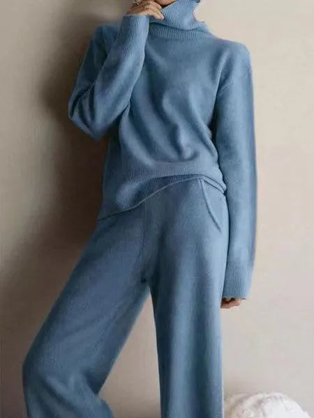 ⏰ LAST DAY SAVE 49% 💥 2026 Hot Sale Soft Cashmere Turtleneck Set