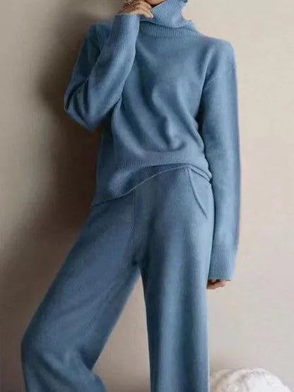⏰ LAST DAY SAVE 49% 💥 2026 Hot Sale Soft Cashmere Turtleneck Set