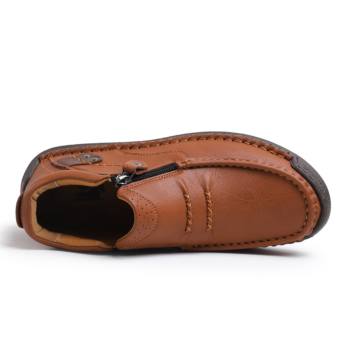 ⏰Limited Time Sale 70% OFF-Men’s Handmade Premium Leather Slip-On Driving Boots