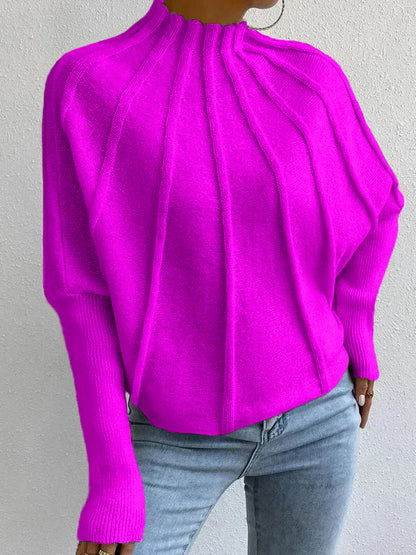 🎄Christmas Sale🔥 2024 Women's Casual Bat Sleeve Pullover Sweater