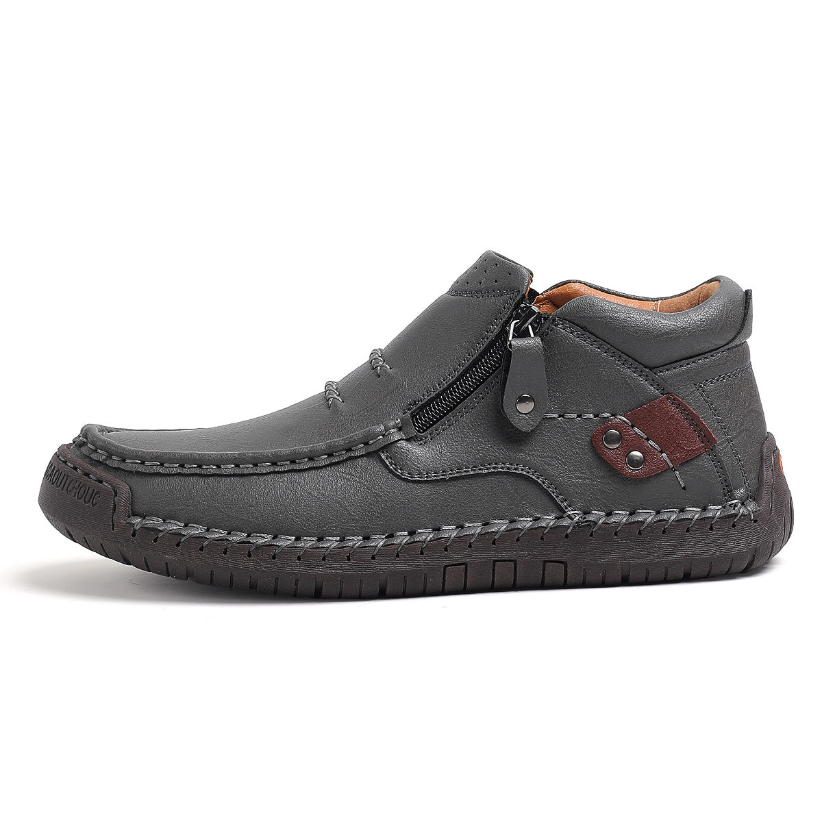 ⏰Limited Time Sale 70% OFF-Men’s Handmade Premium Leather Slip-On Driving Boots