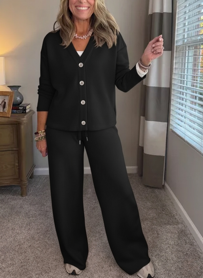 ⏰ LAST DAY SAVE 50% 💥Women's stylish cardigan and trouser sweater set