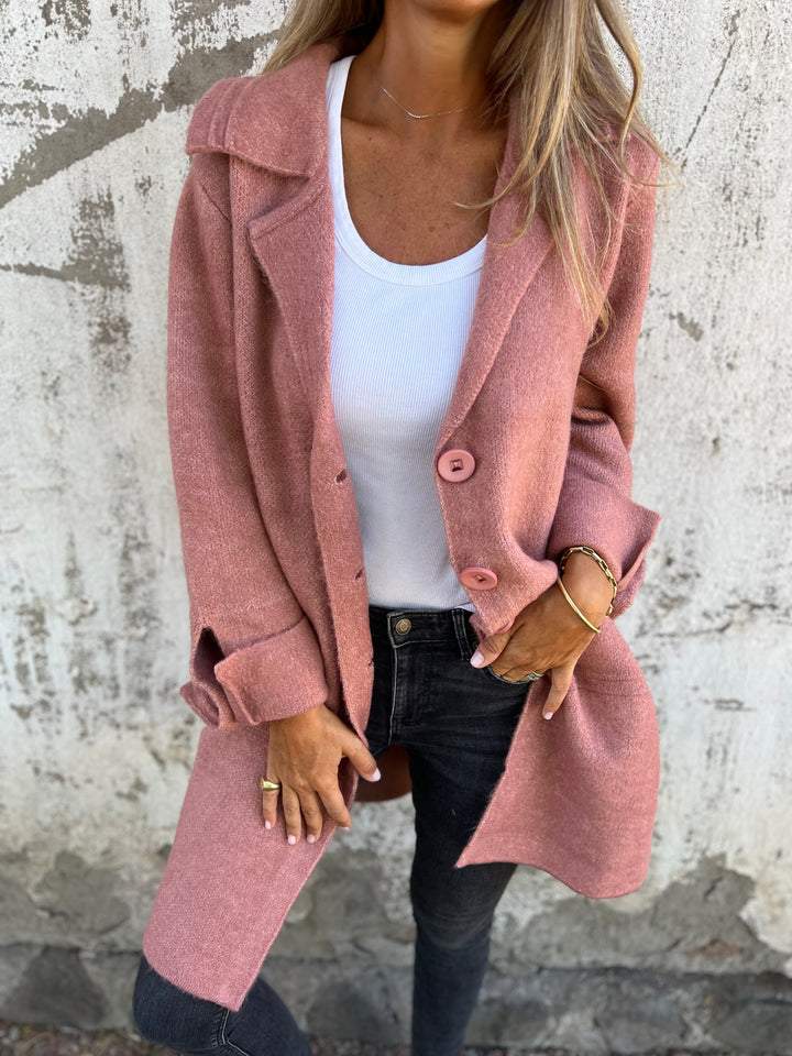🎄Christmas Sale🔥 Casual Lapel Wool Single Breasted Long Coat- 48% OFF