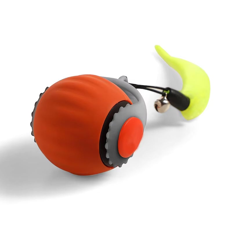 🐾Interactive Electric Rolling Ball with Teasing Tail – Smart Cat Toy for Indoor & Outdoor Fun 🎉🐱