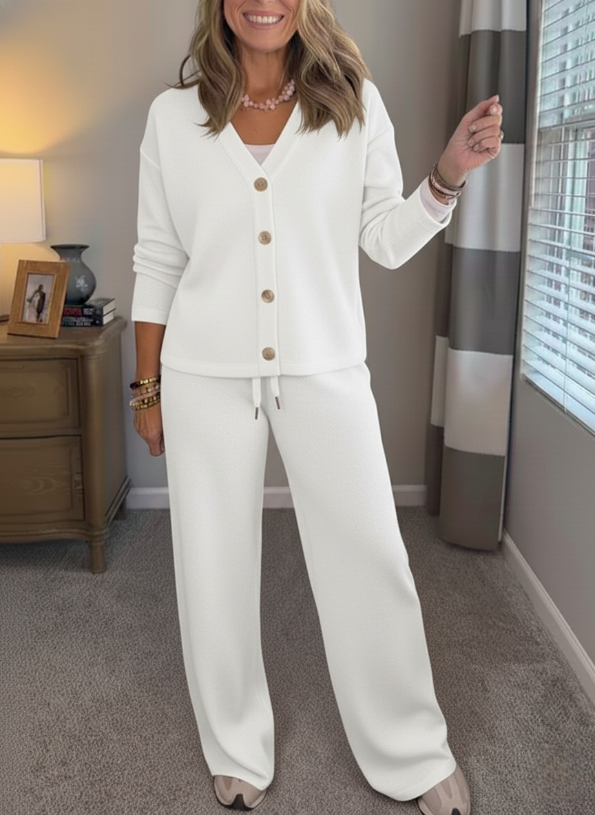 ⏰ LAST DAY SAVE 50% 💥Women's stylish cardigan and trouser sweater set