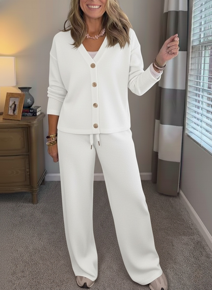 ⏰ LAST DAY SAVE 50% 💥Women's stylish cardigan and trouser sweater set