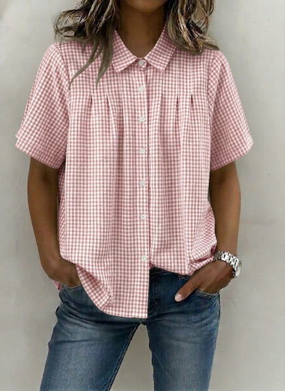 New Arrivals🔥Women’s Casual Gingham Checkered Shirt