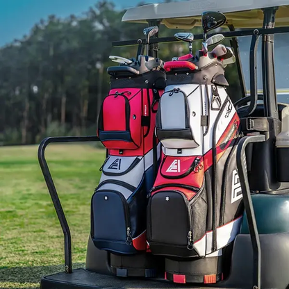 🏌️ Golf T-LOCK Cart Bag 14 Way Organizer Dividers Quiet Golf Bag