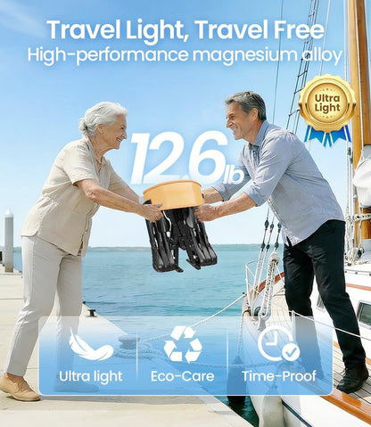 🔥 LIMITED-TIME 50% OFF Foldable Rollator Walker with Seat | Lightweight for Seniors