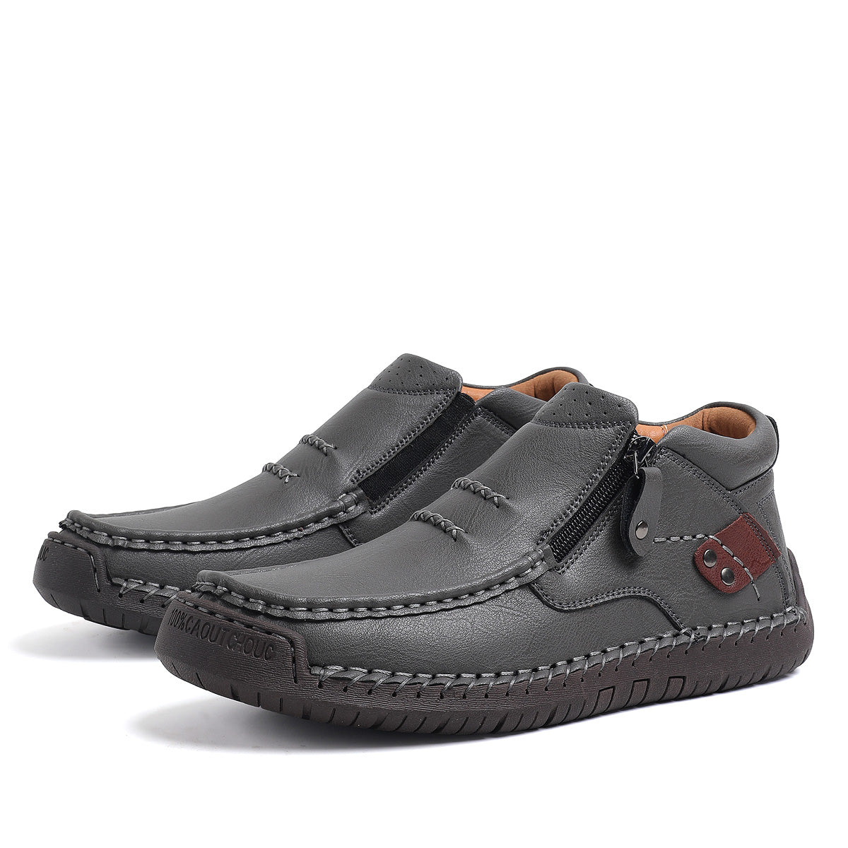 ⏰Limited Time Sale 70% OFF-Men’s Handmade Premium Leather Slip-On Driving Boots