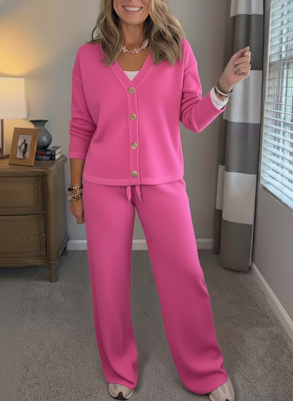⏰ LAST DAY SAVE 50% 💥Women's stylish cardigan and trouser sweater set