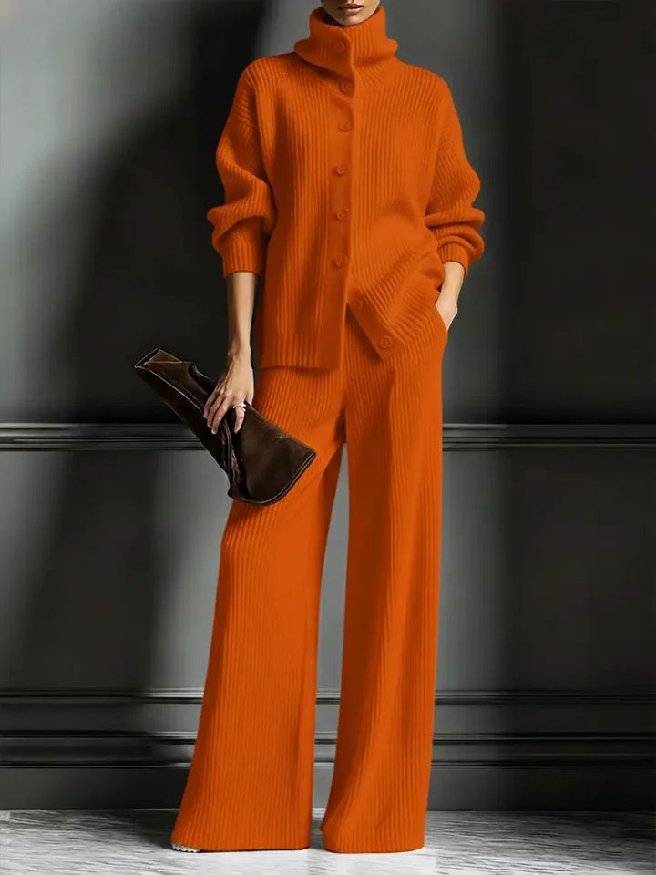 🎄 New Arrivals🔥 Cozy Cardigan Sweater and Pants Two-Piece Set