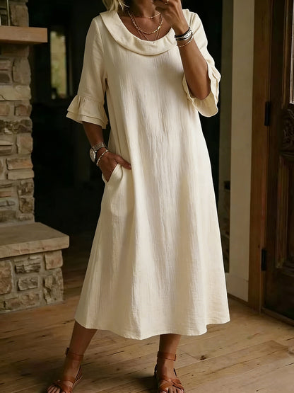 New Arrivals🔥Women's Neck Ruffle Casual Dress