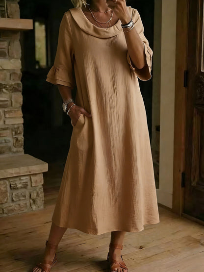 New Arrivals🔥Women's Neck Ruffle Casual Dress
