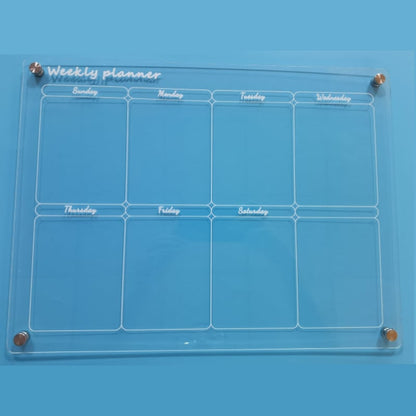 📆Magnetic Schedule Planner For Fridge[Permanently reusable]