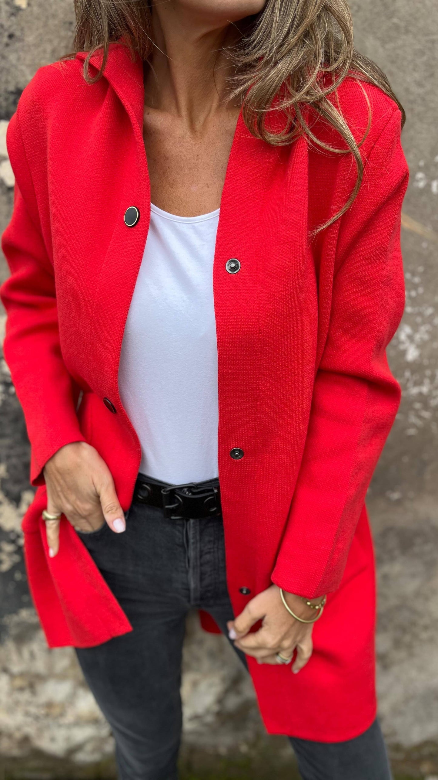🎄Christmas Sale🔥Women's Hooded Long-sleeved Side Button Design Casual Jacket