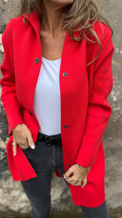 🎄Christmas Sale🔥Women's Hooded Long-sleeved Side Button Design Casual Jacket