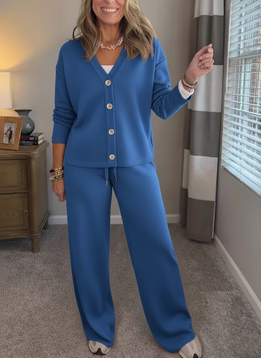 ⏰ LAST DAY SAVE 50% 💥Women's stylish cardigan and trouser sweater set