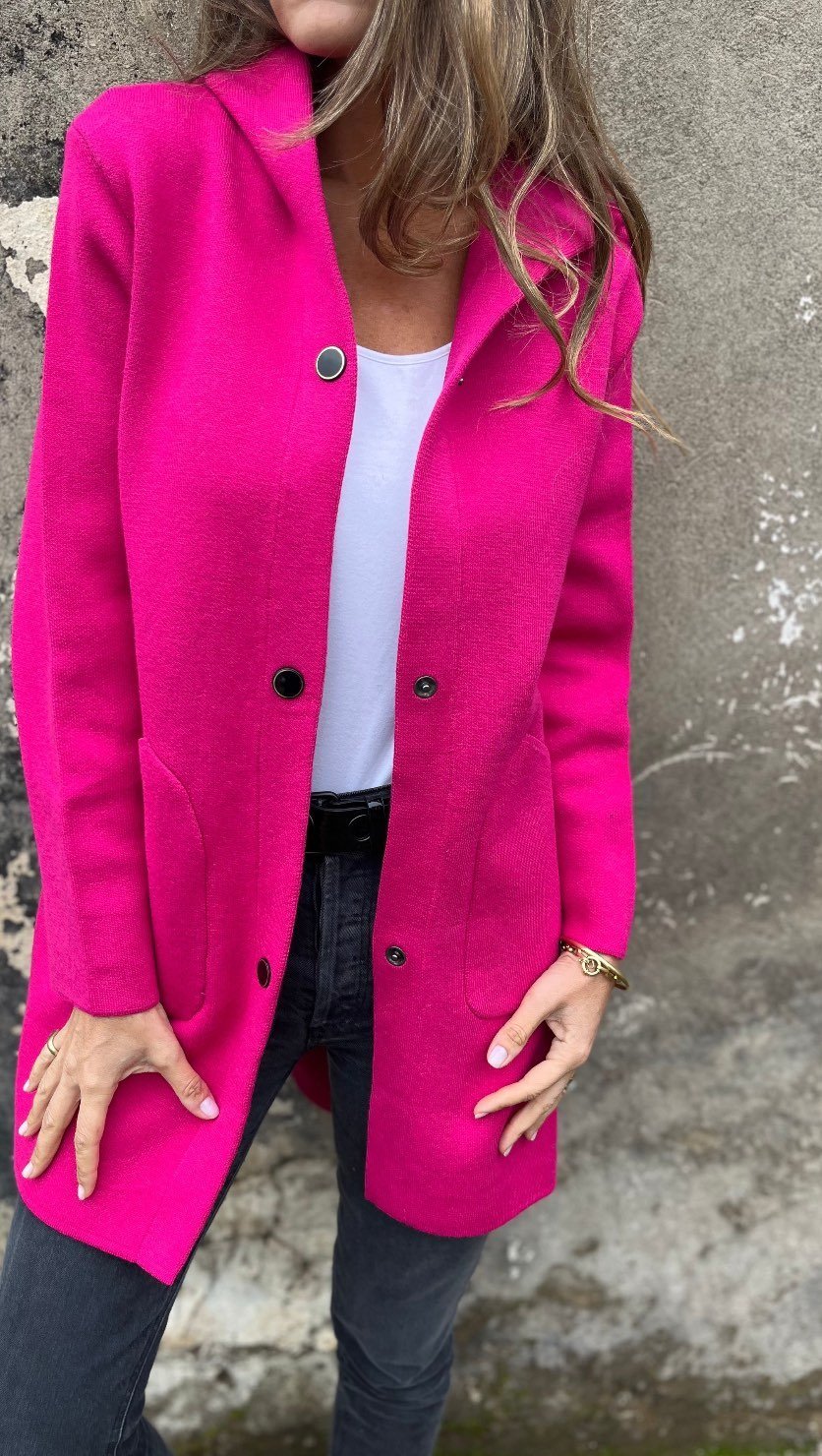 🎄Christmas Sale🔥Women's Hooded Long-sleeved Side Button Design Casual Jacket