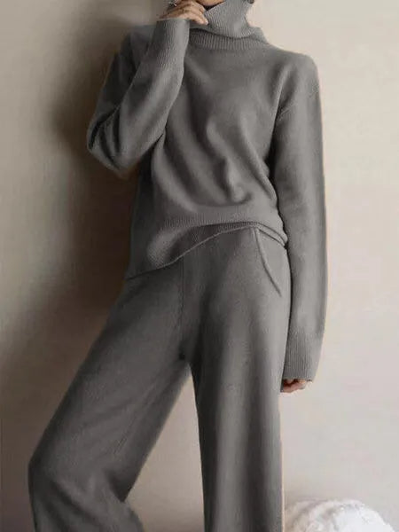 ⏰ LAST DAY SAVE 49% 💥 2026 Hot Sale Soft Cashmere Turtleneck Set
