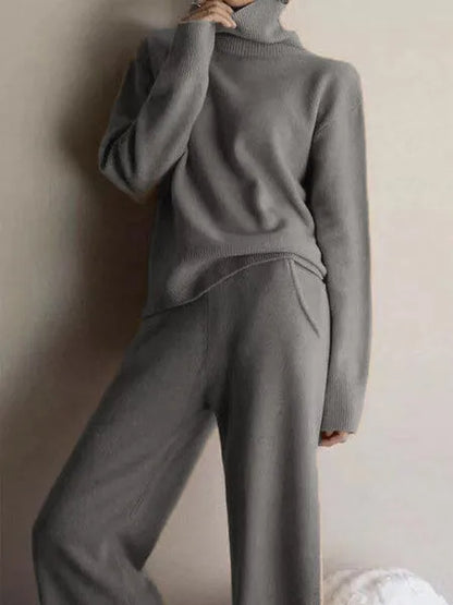 ⏰ LAST DAY SAVE 49% 💥 2026 Hot Sale Soft Cashmere Turtleneck Set