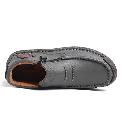 ⏰Limited Time Sale 70% OFF-Men’s Handmade Premium Leather Slip-On Driving Boots
