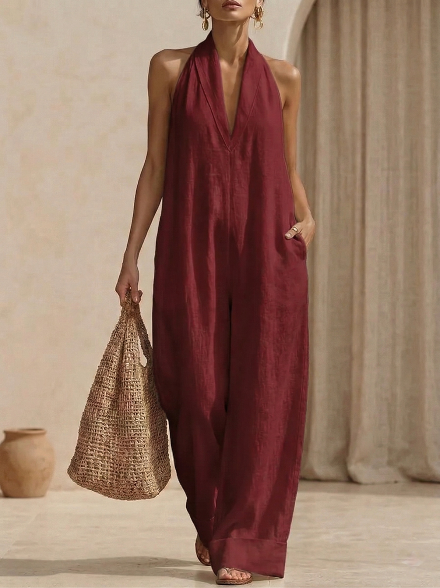 New Arrivals🔥Minimalist And Elegant Cozy Linen Jumpsuit