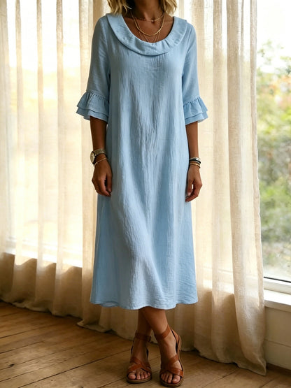 New Arrivals🔥Women's Neck Ruffle Casual Dress