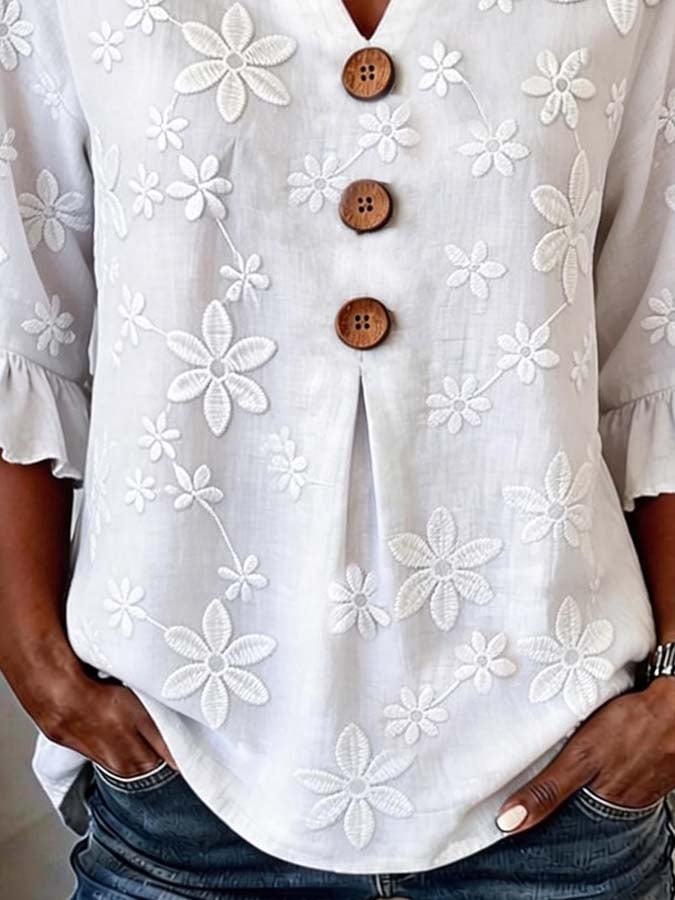 Women'S Casual Lace-Up Top
