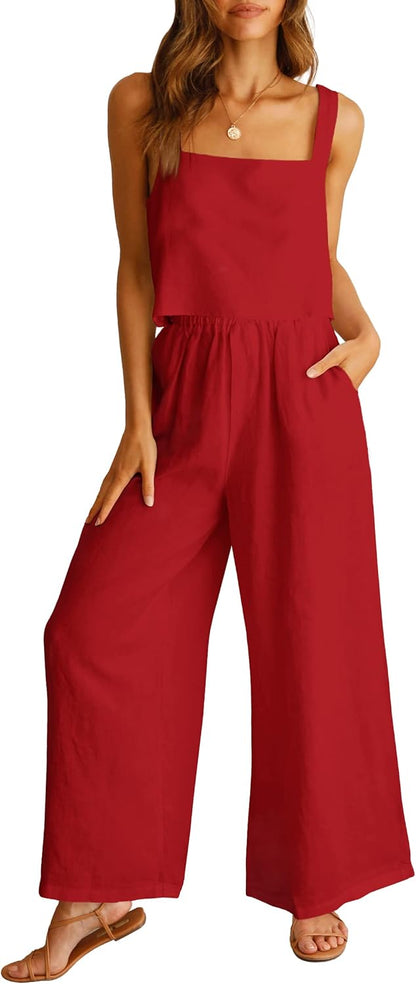 ⏰ LAST DAY SAVE 50% 💥Women's  Summer Beach Vacation Suit Two Piece Set