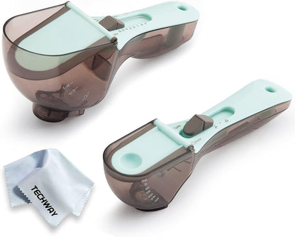 Adjustable Measuring Cups and Spoons Sets