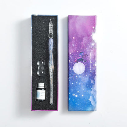 Calligraphy Glass Dip Pen Ink Set