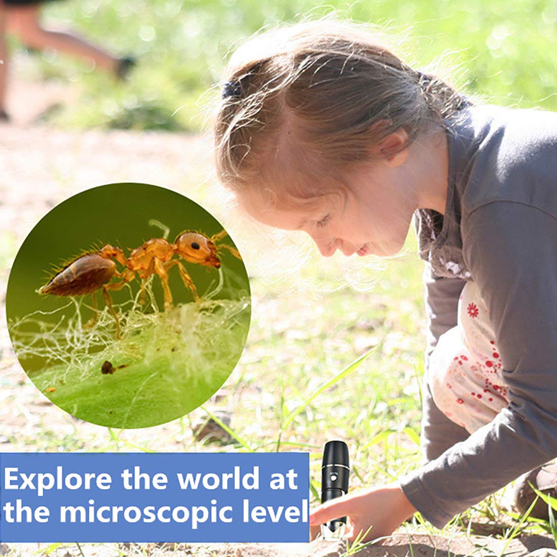 📱Portable Microscope Connected To A Mobile Phone 50x-1600x Magnification 🔬