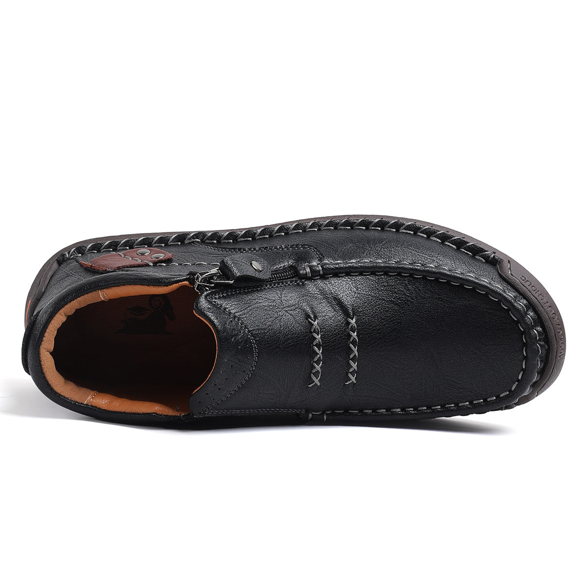 ⏰Limited Time Sale 70% OFF-Men’s Handmade Premium Leather Slip-On Driving Boots