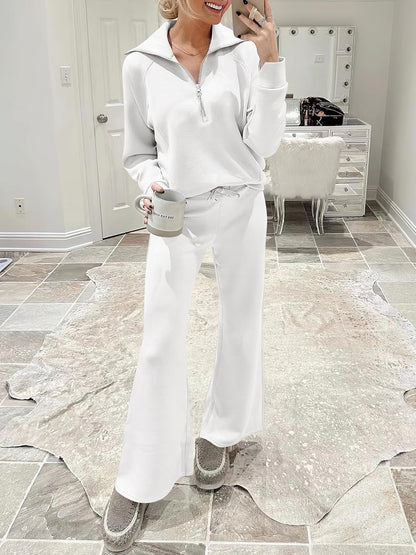 2024 Fall Trendy Outfits Oversized Two Piece Sweatsuit