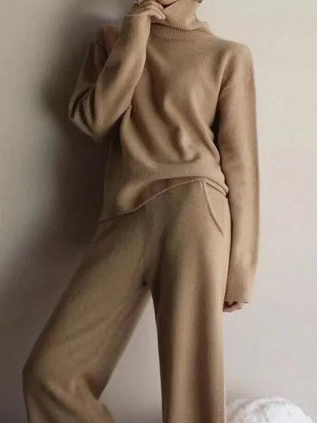 ⏰ LAST DAY SAVE 49% 💥 2026 Hot Sale Soft Cashmere Turtleneck Set