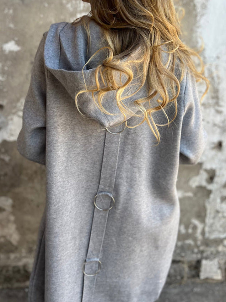 🎄Christmas Sale🔥 Casual Single Breasted Hooded Jacket