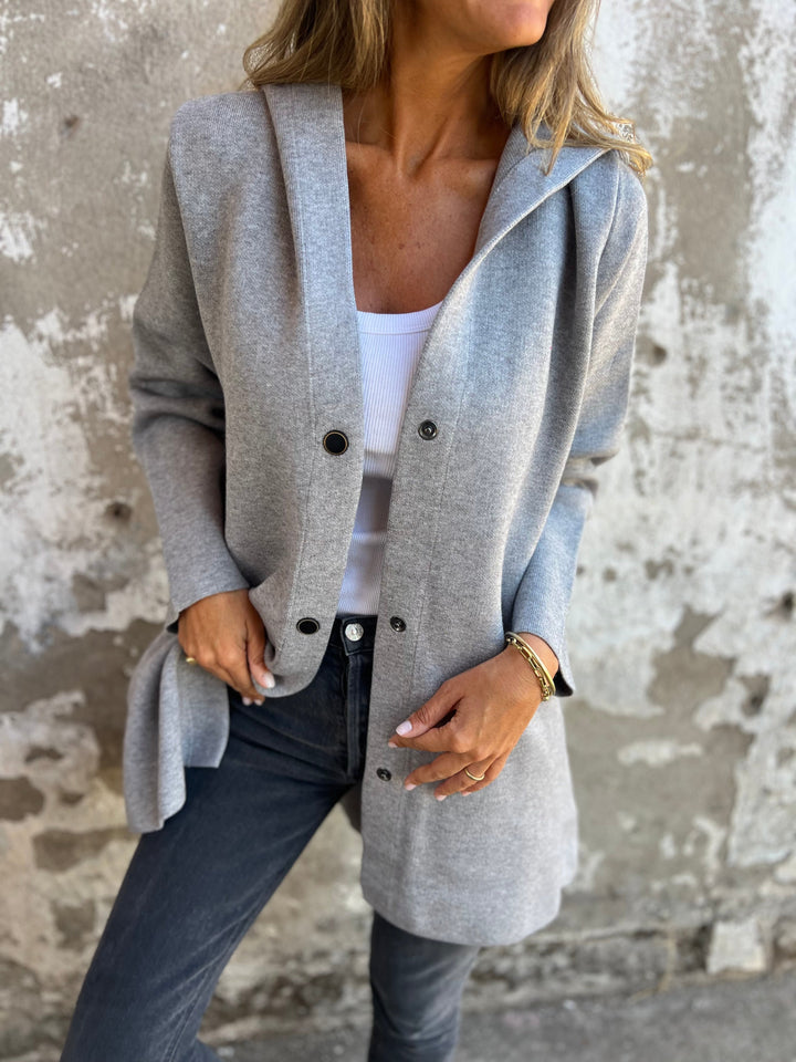🎄Christmas Sale🔥 Casual Single Breasted Hooded Jacket