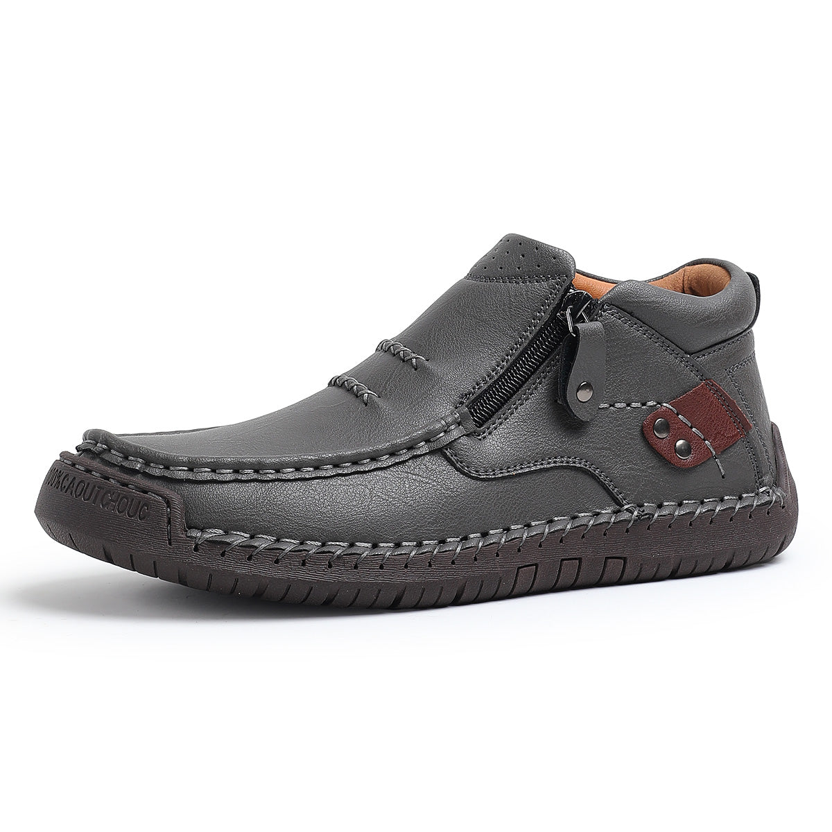 ⏰Limited Time Sale 70% OFF-Men’s Handmade Premium Leather Slip-On Driving Boots